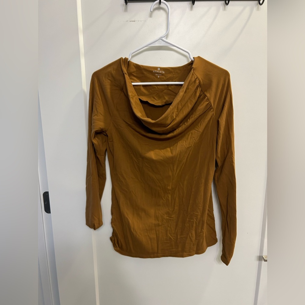 🍁Athleta Cowel Neck Long Sleeve Shirt
